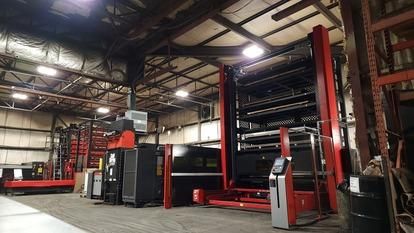 Laser punch equipment